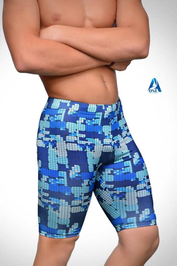A ONE SWIM SUIT  BLUE NEW