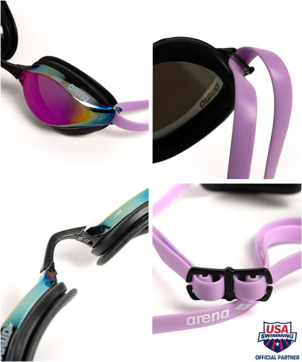 ARENA GOGGLE PYTHON MIRROR -VIOLET-BLACK-VIOLET - Image 2