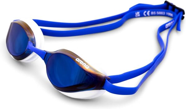 ARENA GOGGLE PYTHON MIRROR  BLUE-EHITE