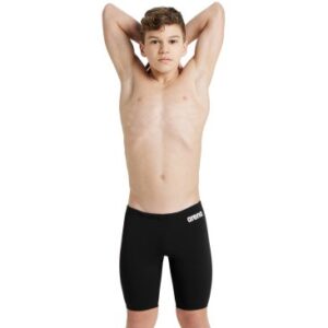 arena Performance Solid Team Swim Jammer Boys - Black/White