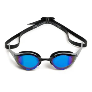 Arena Cobra Edge Swipe Mirrored Goggles - Blue / Silver / Black